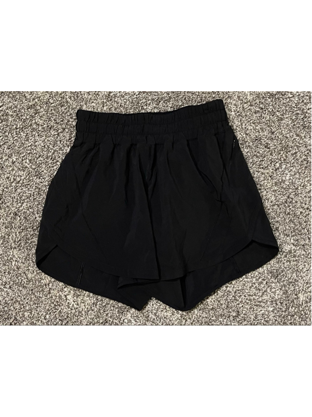 Lululemon Women's Track That Short, Black, Size 4, 5” Inseam, EUC